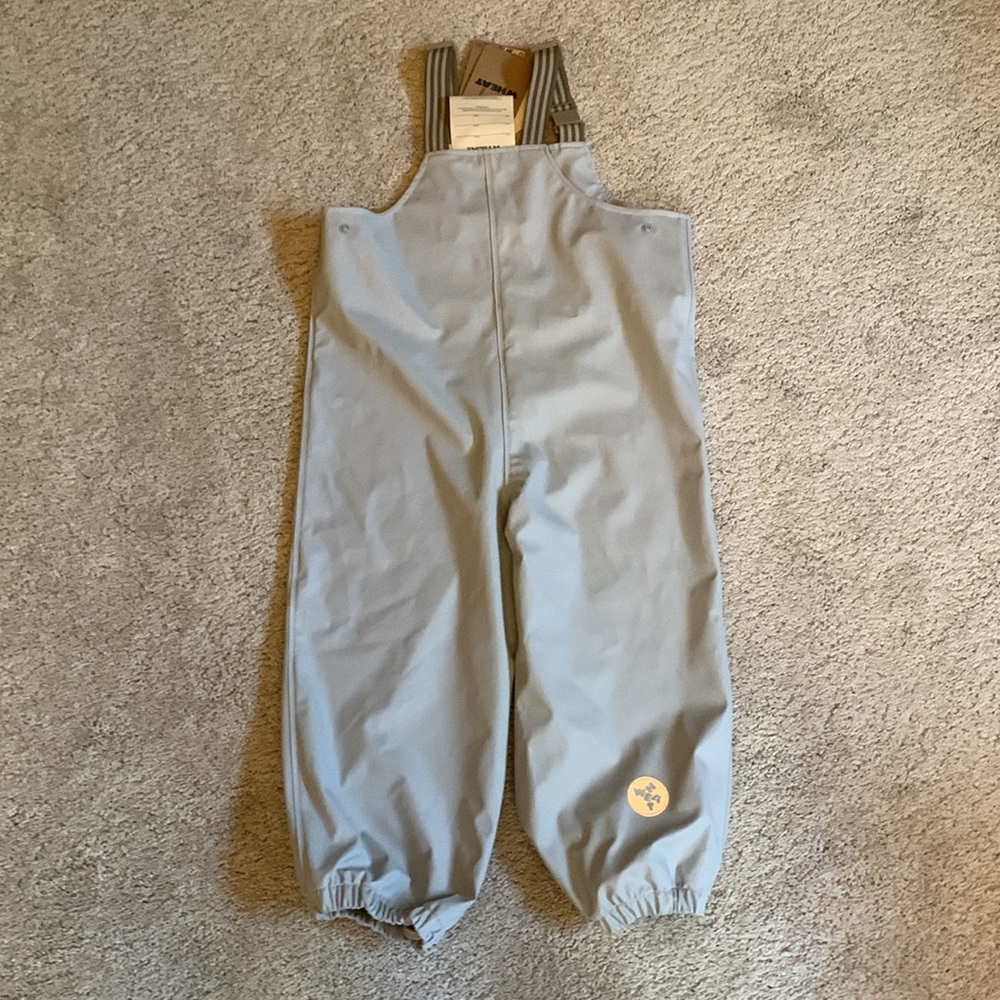 Wheat Kids Charlo rain overalls